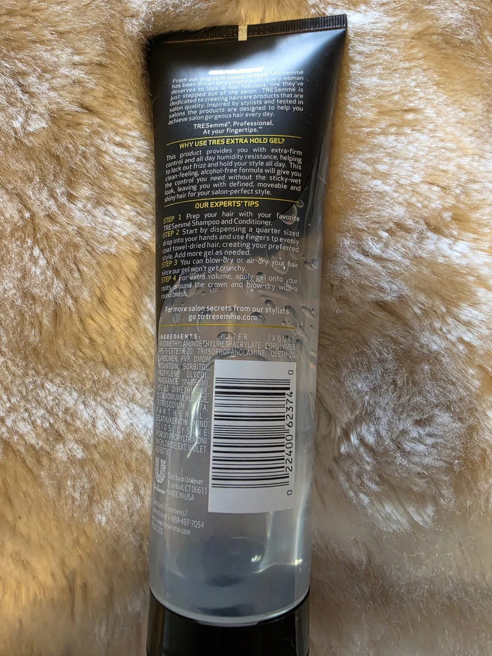 TRESemmé Tres Gel Extra Hold Hair Gel — Black/Clear